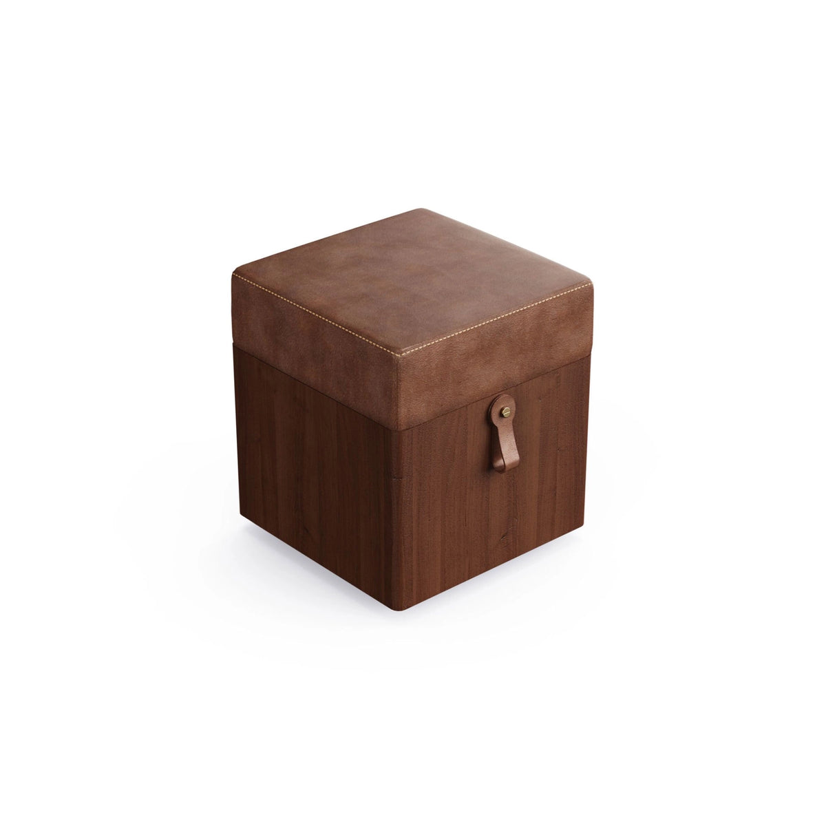 SALON TRIO Ahşap Puf, Ceviz