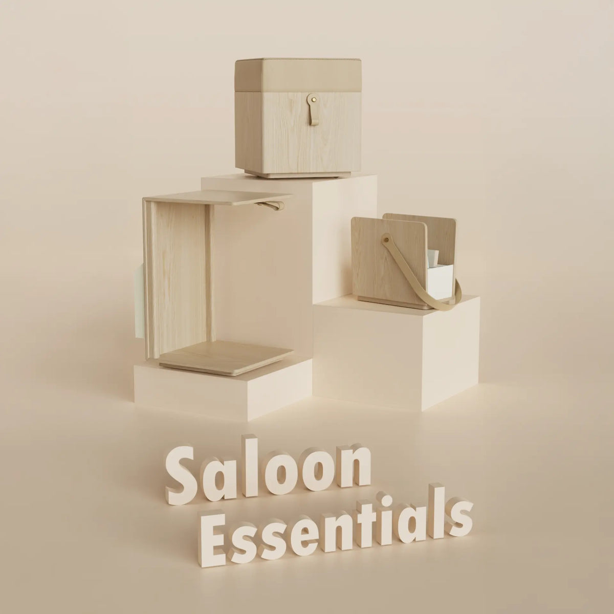 SALON TRIO Ahşap C Sehpa, Meşe