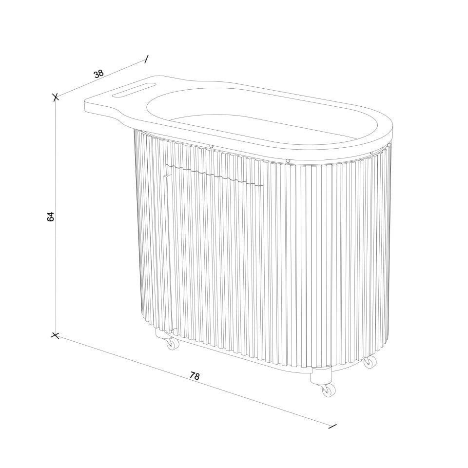 Masif Ahşap Servant 2 - DOCIA MAHZEN Serisi
