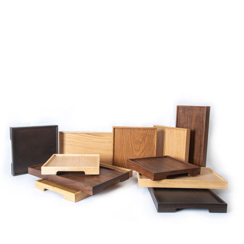 Solid Walnut Serving Tray – EDGE Series