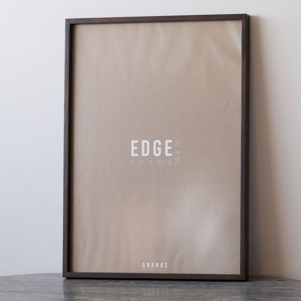 Masif Ahşap Çerçeve – EDGE Serisi Black - 52x72 CM