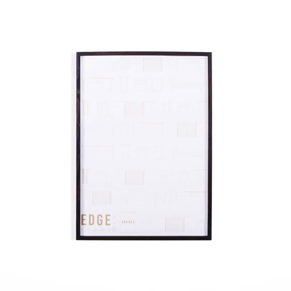 Masif Ahşap Çerçeve – EDGE Serisi Black - 52x72 CM