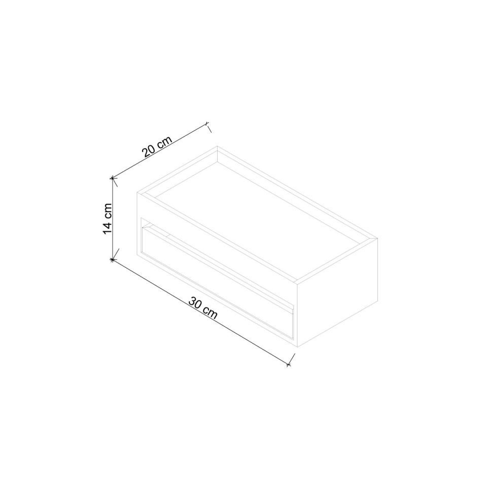 PARAMARIBO Organizer / Jewelry Box, Oak