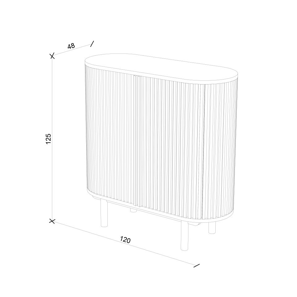 Ahşap İçki Dolabı – DOCIA MAHZEN Serisi