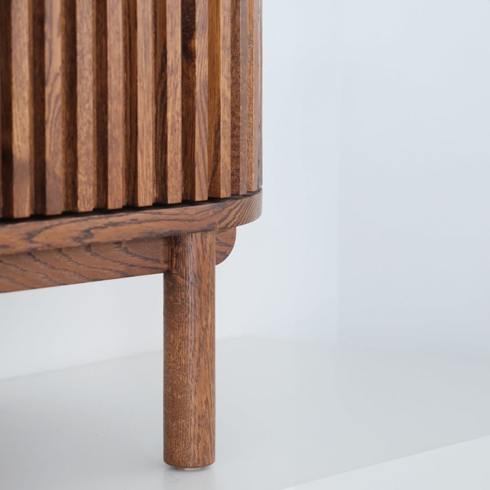 Solid Oak Cabinet – DOCIA MAHZEN Series Bar, Drink and Cocktail Cabinet