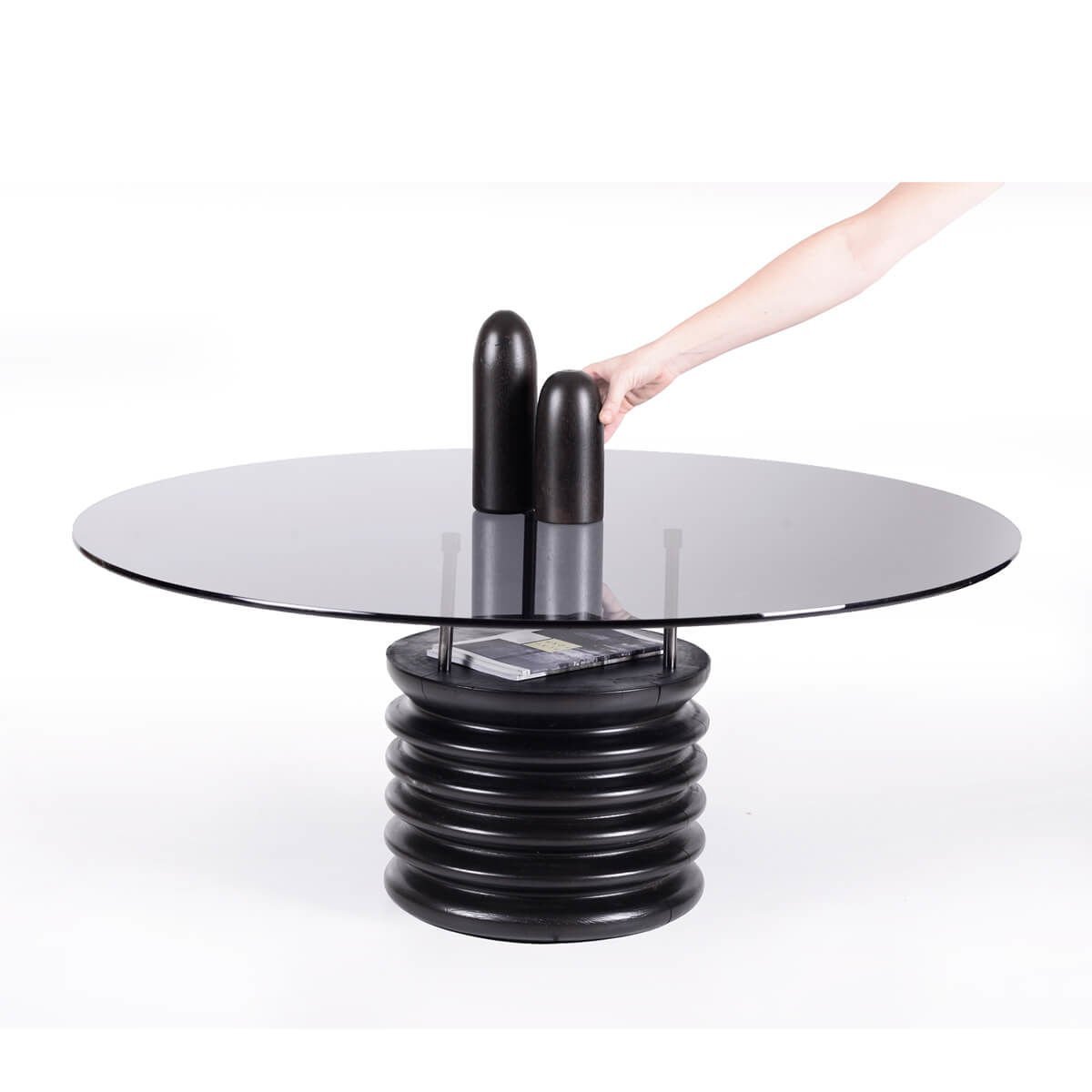 Yuvarlak Cam, Sedir Orta Sehpa – SOFRA Serisi