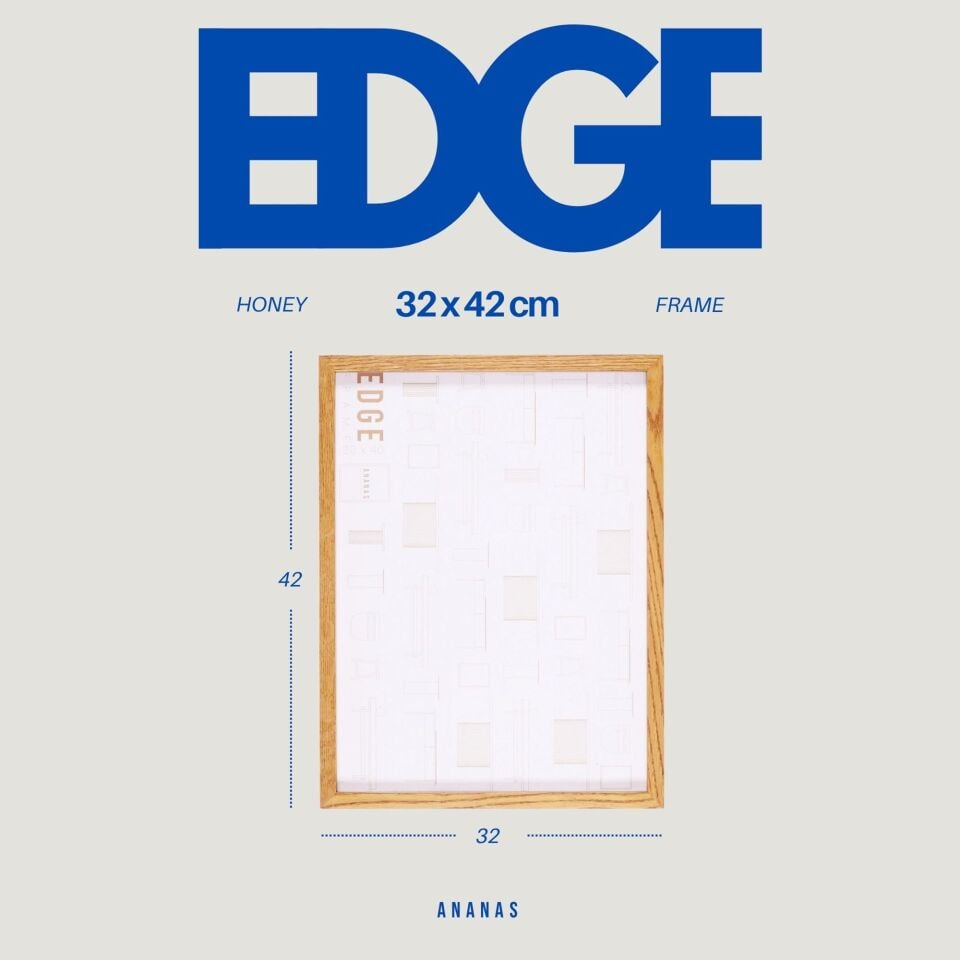 Masif Ahşap Çerçeve – REGULAR Serisi Honey - 32x42 CM