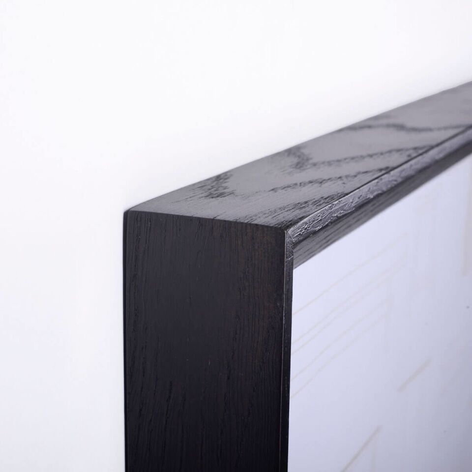 Masif Ahşap Çerçeve – REGULAR Serisi Black - 32x42 CM