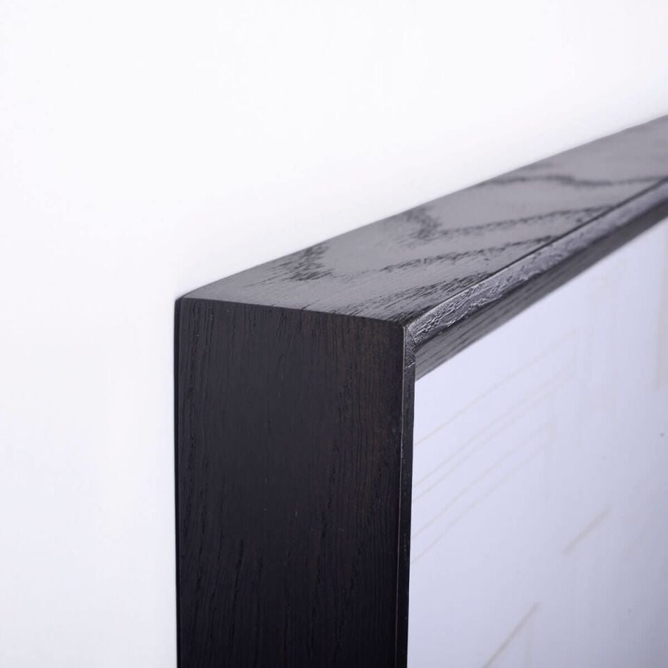 Masif Ahşap Çerçeve – REGULAR Serisi Black - 32x42 CM
