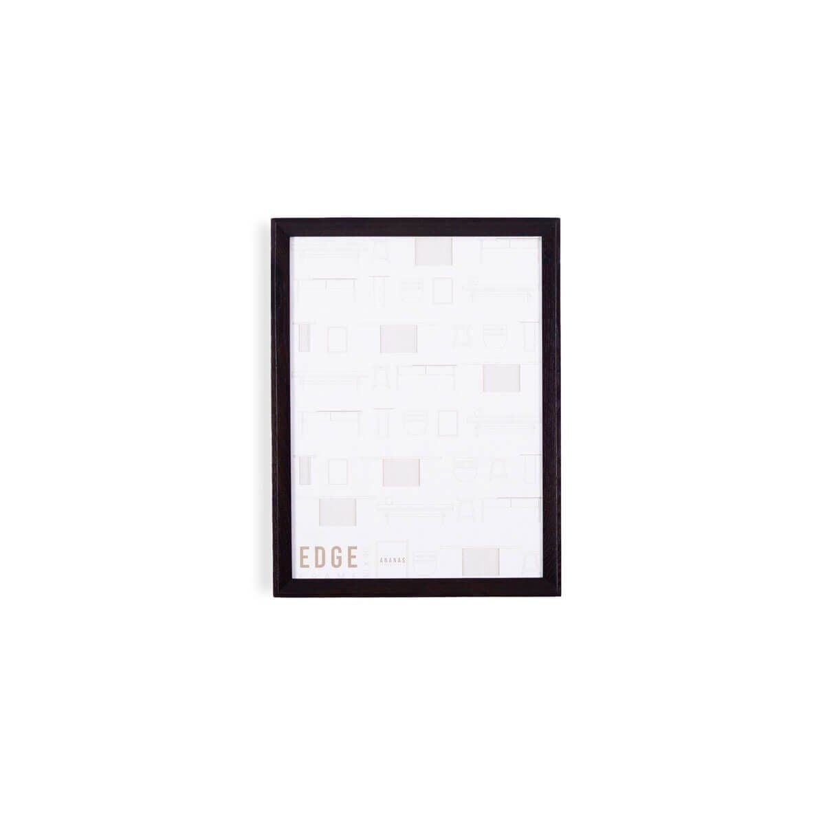 Masif Ahşap Çerçeve – REGULAR Serisi Black - 32x42 CM