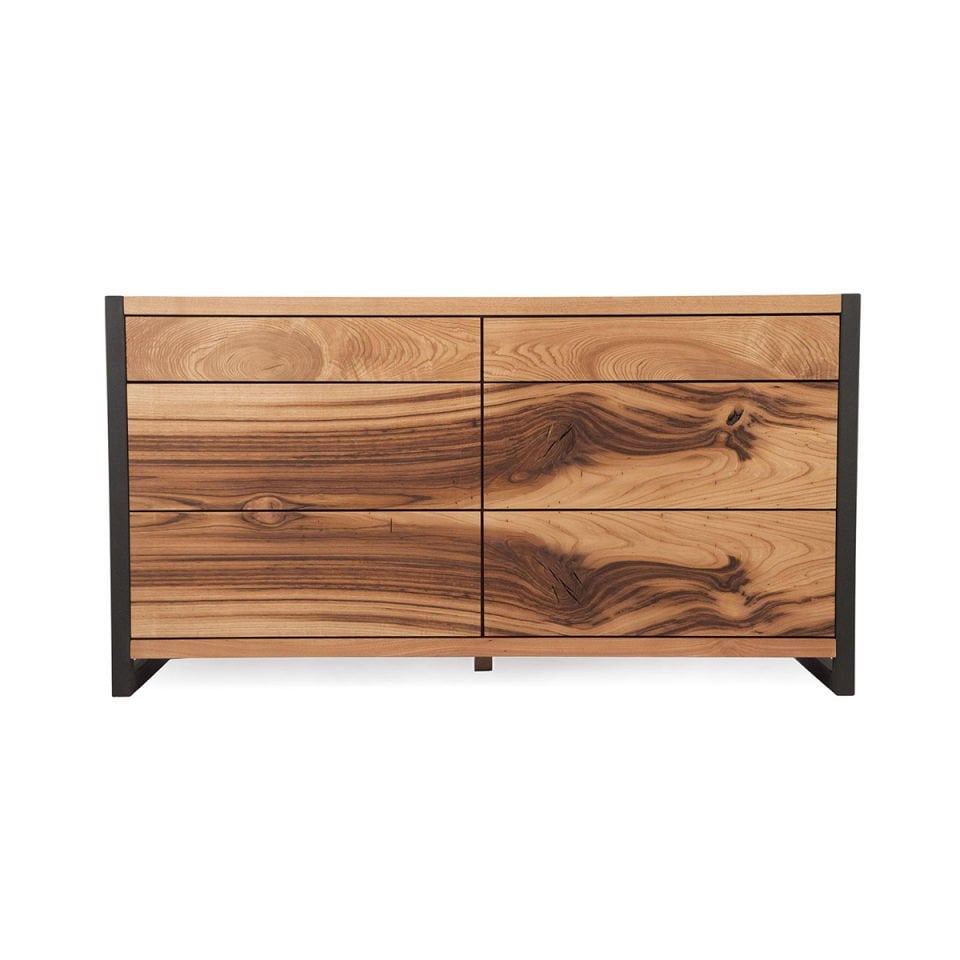 Solid Oak Industrial Dresser – NEO Series