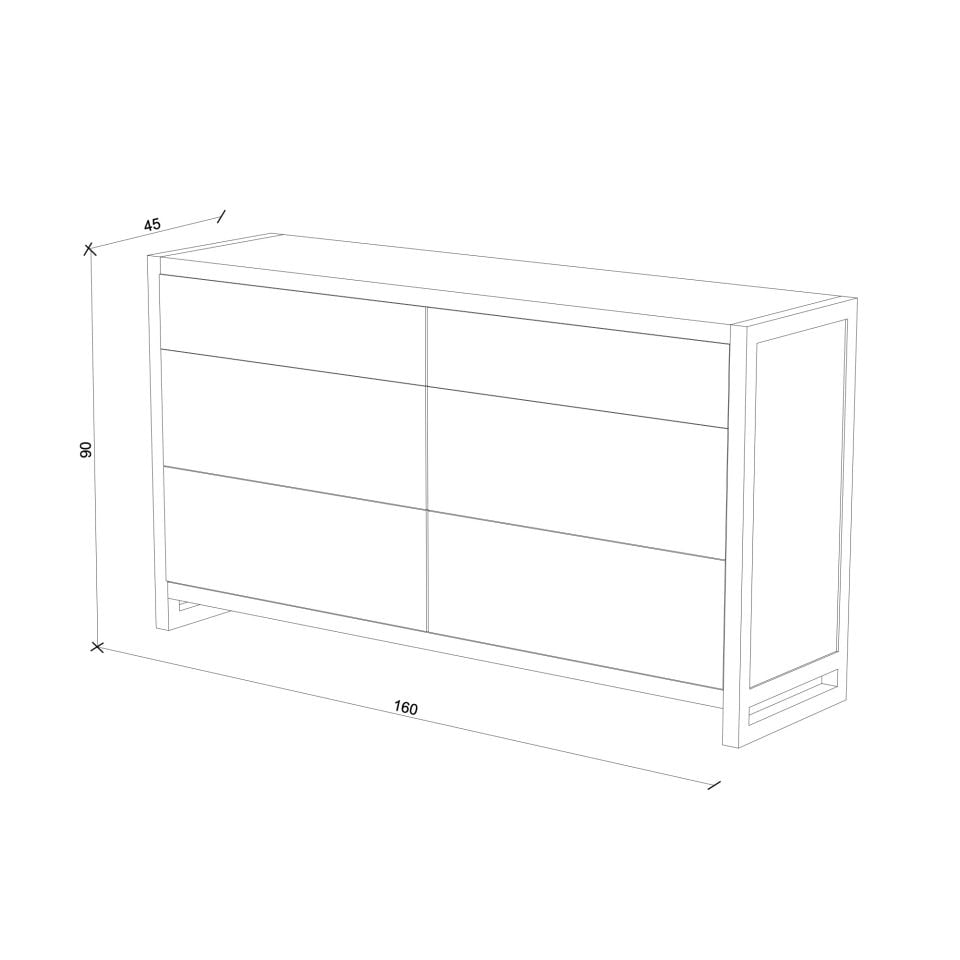 Ahşap Şifonyer - NEO Serisi