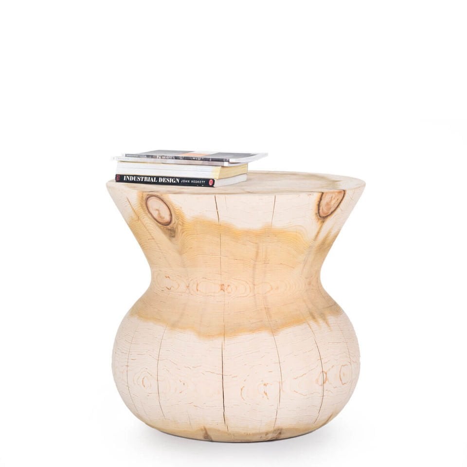 Cedar Block Wood Coffee Table / Stool – ORIENT Series