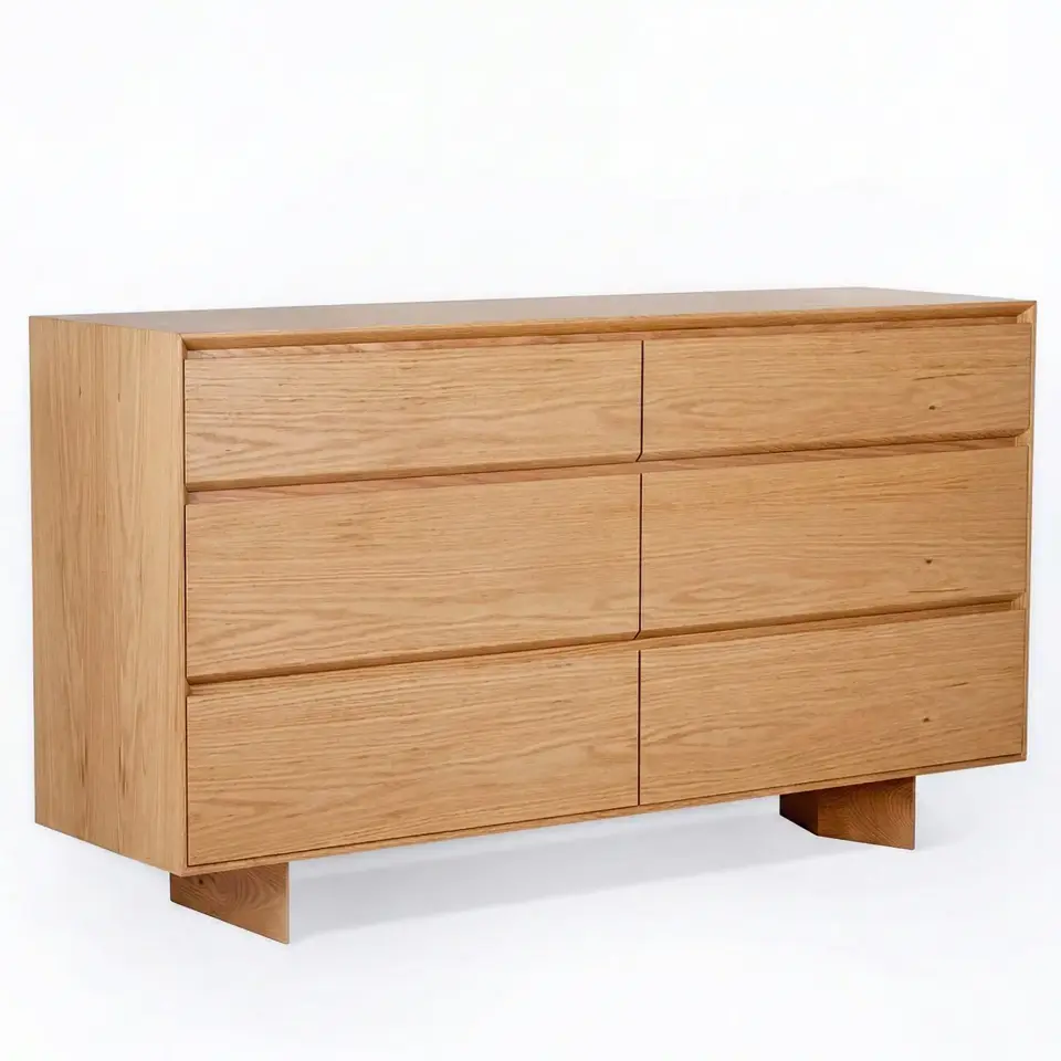 BEAM Solid Oak Dresser Raw