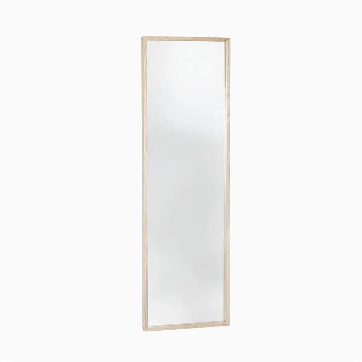 Masif Meşe Duvar Aynası - EDGE Serisi Raw - 40x130 CM