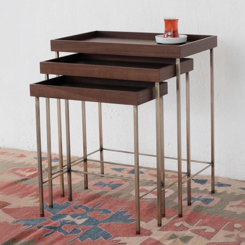 Ahşap Zigon – EDGE AGED Serisi, Ceviz