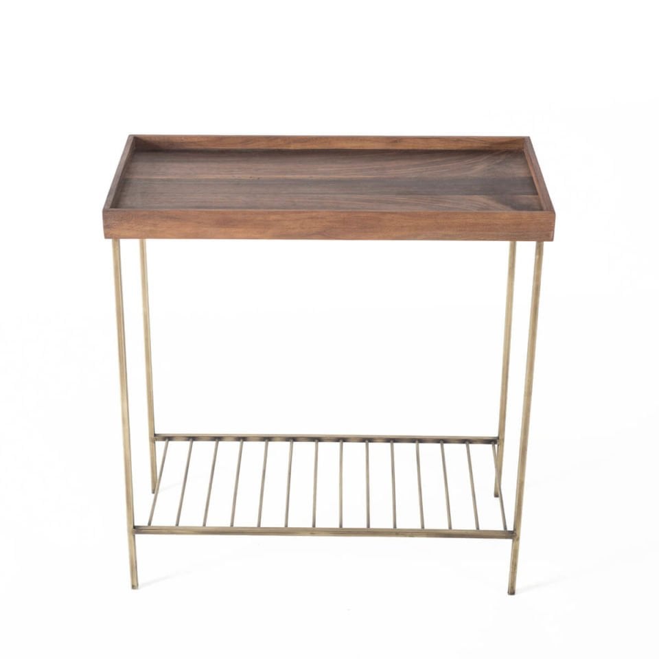 Ahşap Orta Sehpa - EDGE AGED Serisi, Geniş