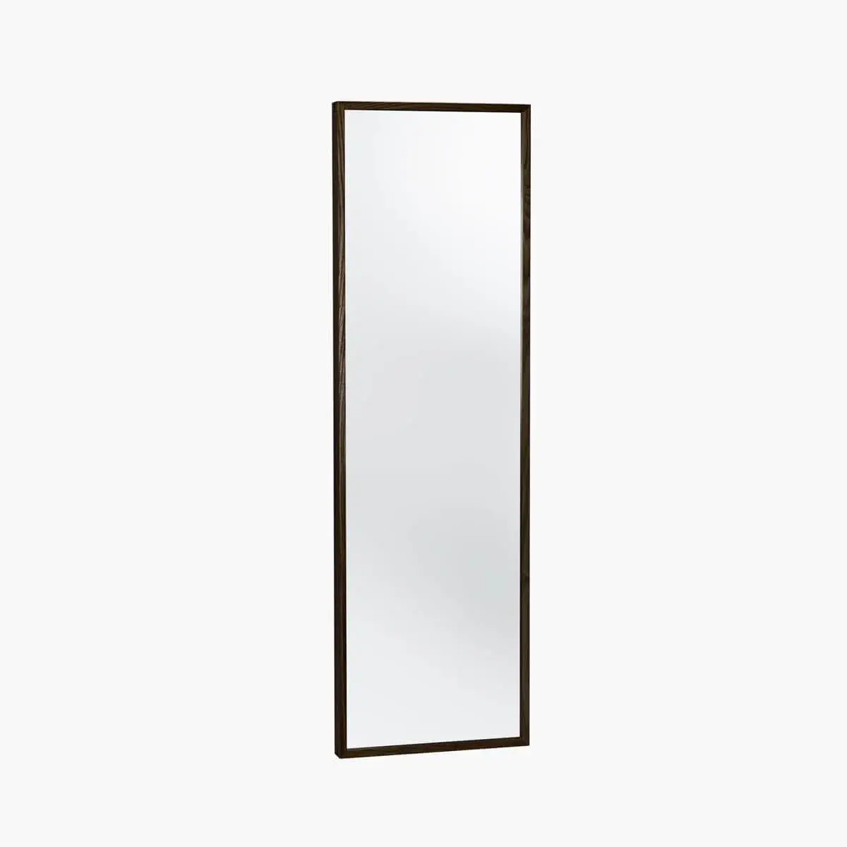 Masif Meşe Duvar Aynası - EDGE Serisi Black - 40x130 CM