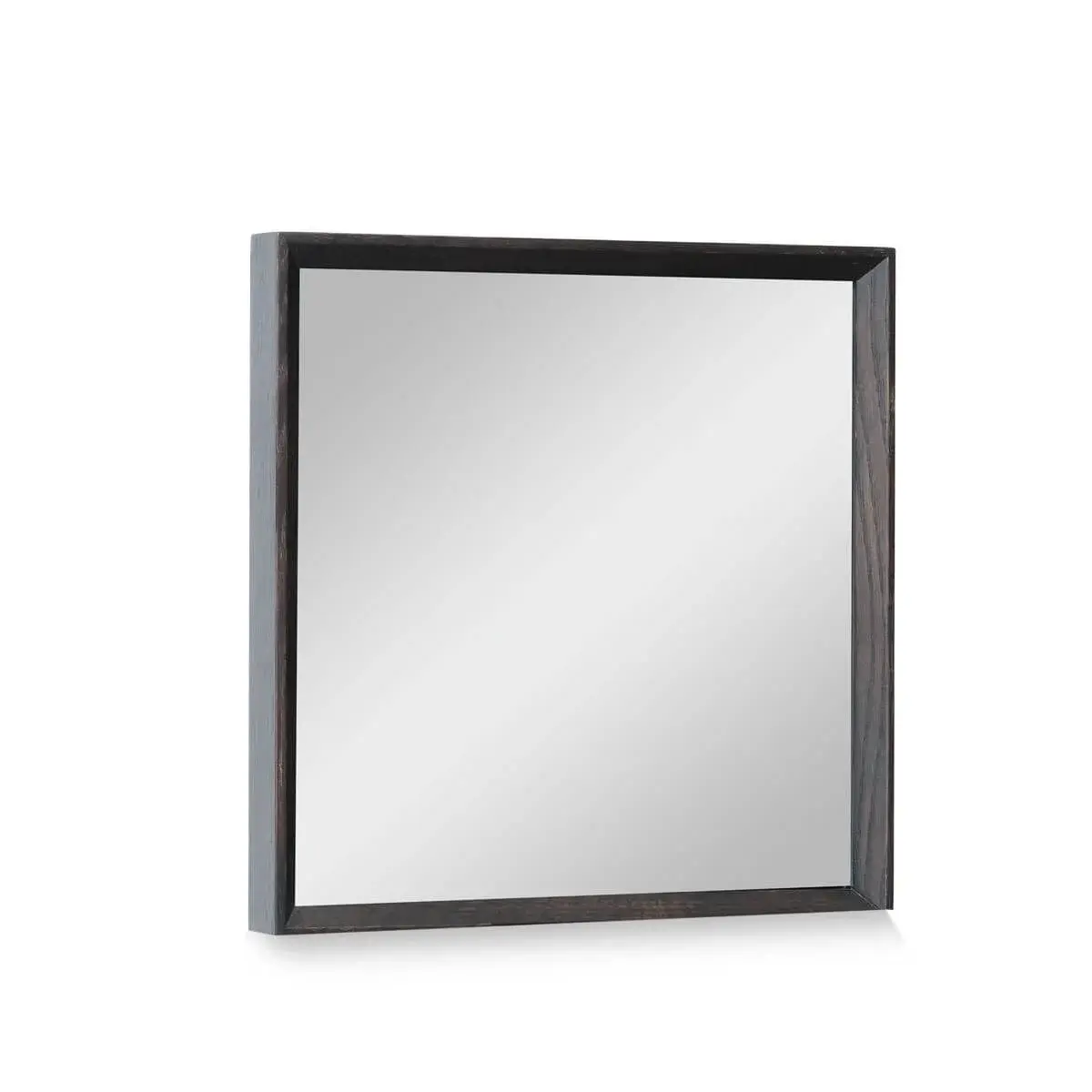 Ahşap Ayna - REGULAR Serisi Black - 40x40 CM