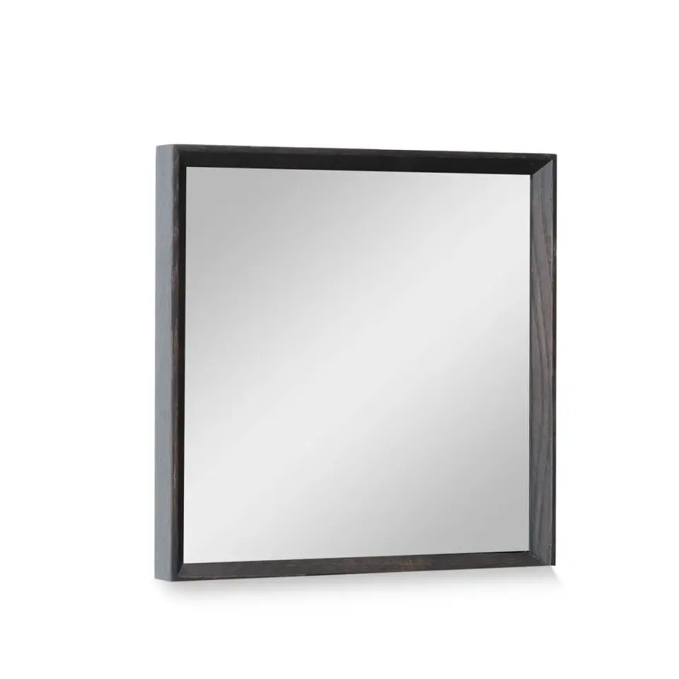Ahşap Ayna - REGULAR Serisi Black - 40x40 CM