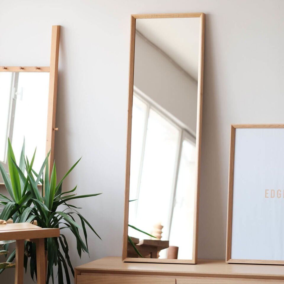 Ahşap Ayna - REGULAR Serisi Raw - 40x130 CM