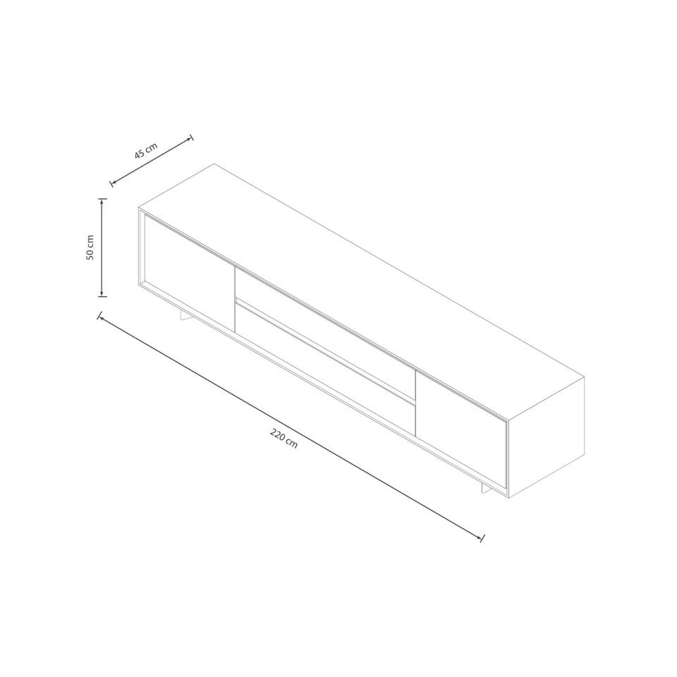 Ahşap TV Ünitesi – BEAM Serisi