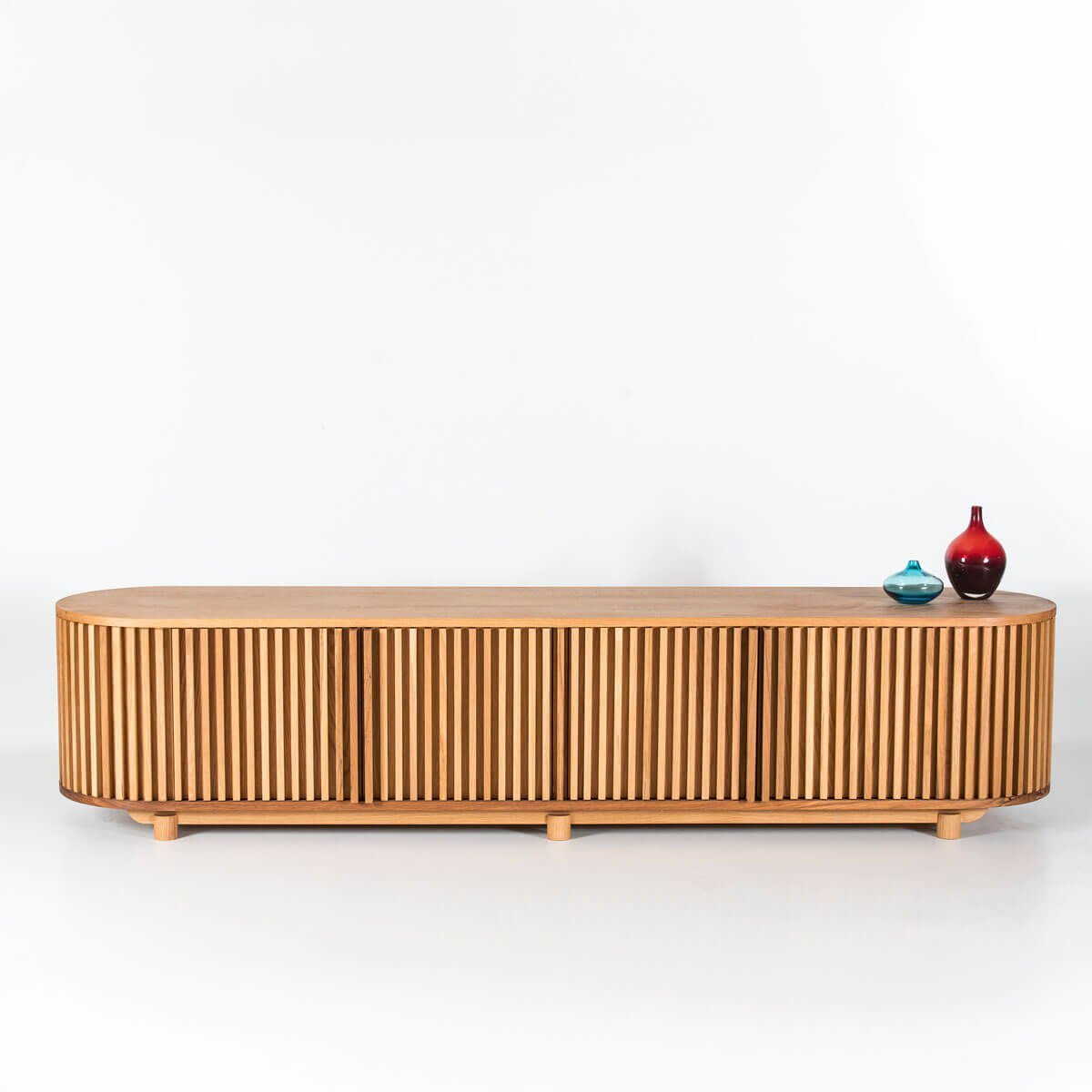 Solid Oak TV Unit - DOCIA Series