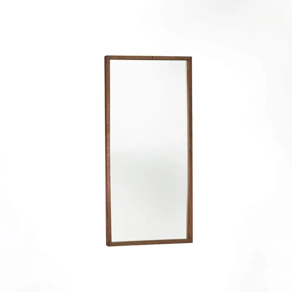 Masif Ahşap Bronz Ayna - EDGE Serisi Forest - 40x85 CM