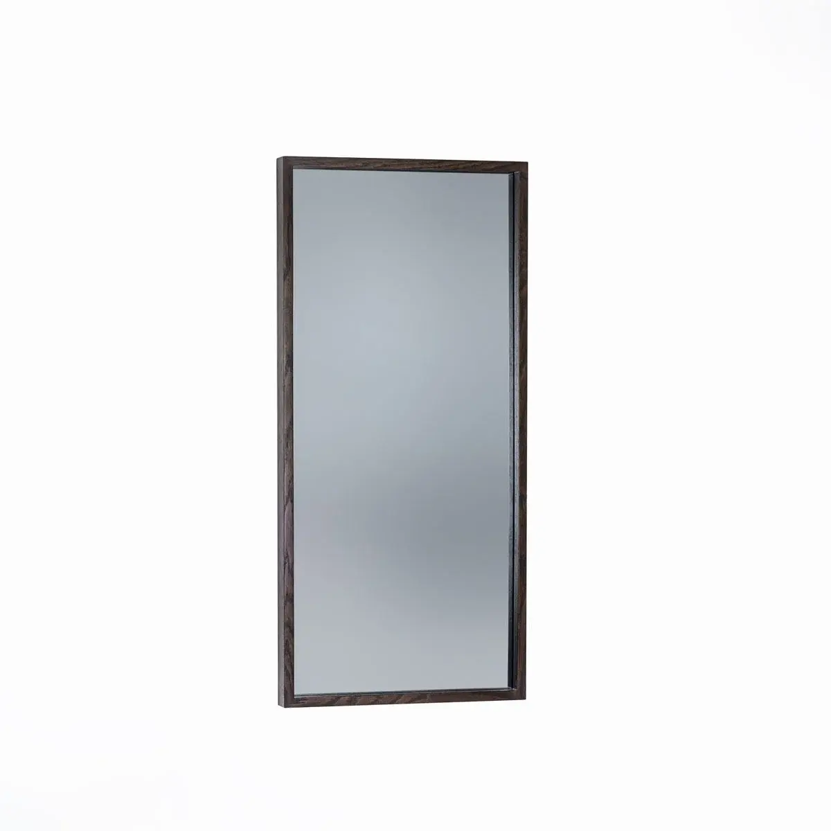 Masif Ahşap Füme Ayna - EDGE Serisi Black - 40x85 CM