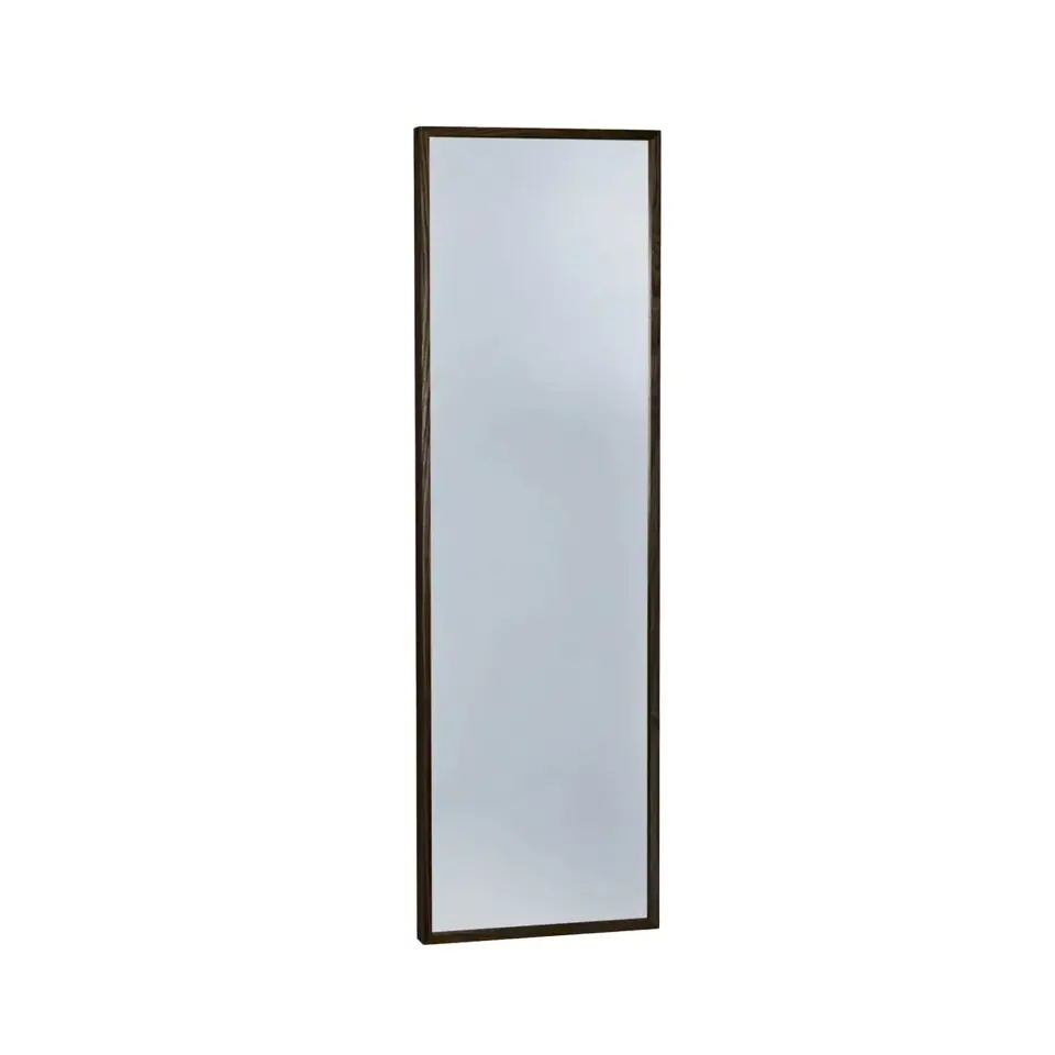 Masif Ahşap Füme Ayna - EDGE Serisi Black - 40x130 CM
