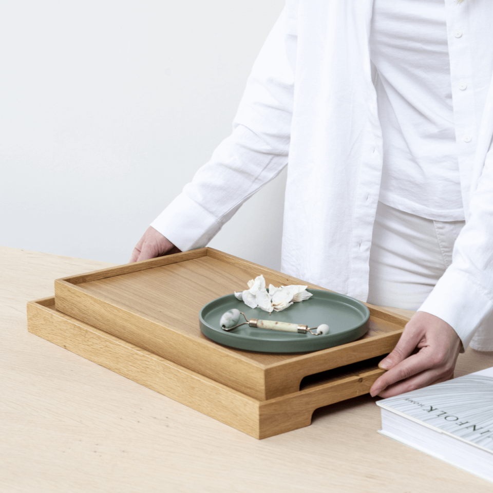 Wooden Serving Tray Set – EDGE Series