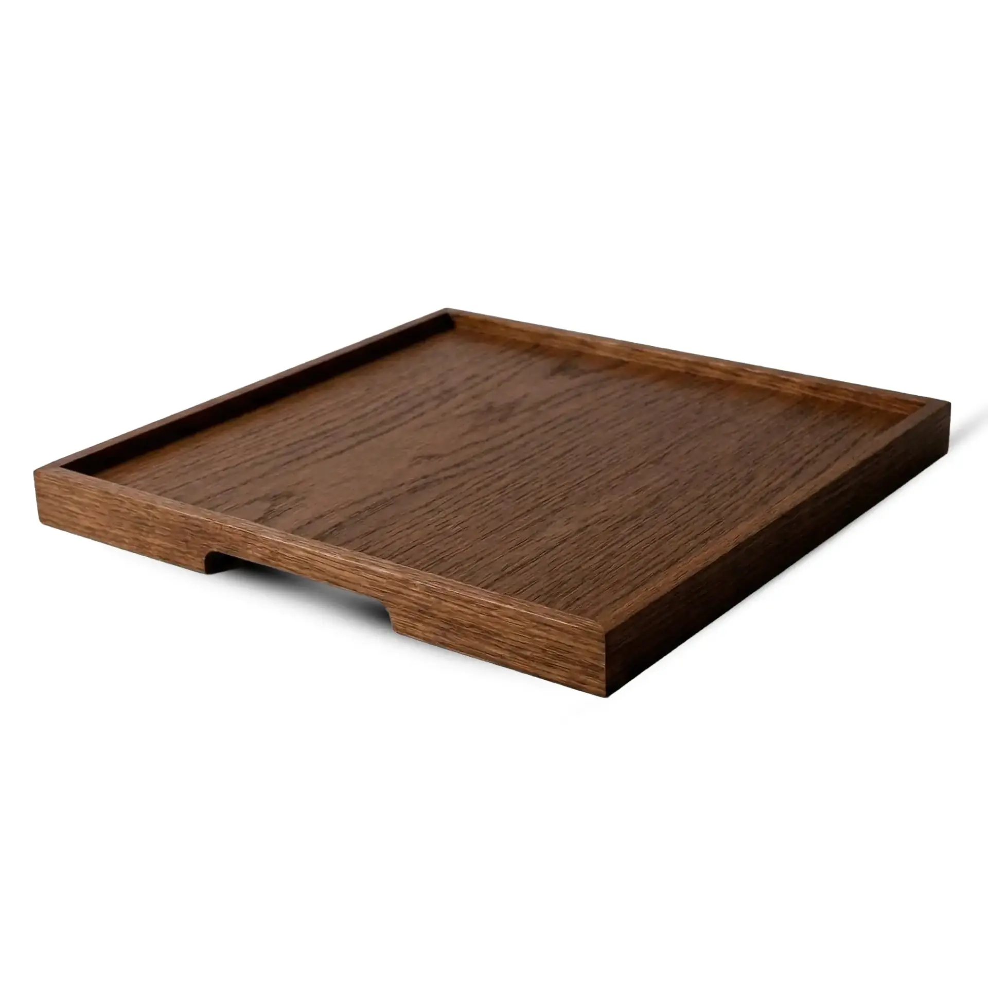 Masif Meşe Sunum Tepsisi – EDGE Serisi Forest - 45x45 CM
