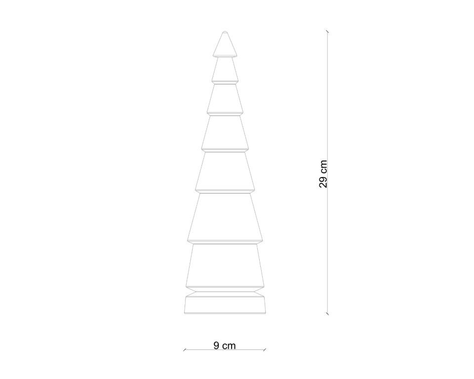 FIR Metal Başlıklı Büyük Boy Yılbaşı Ağacı