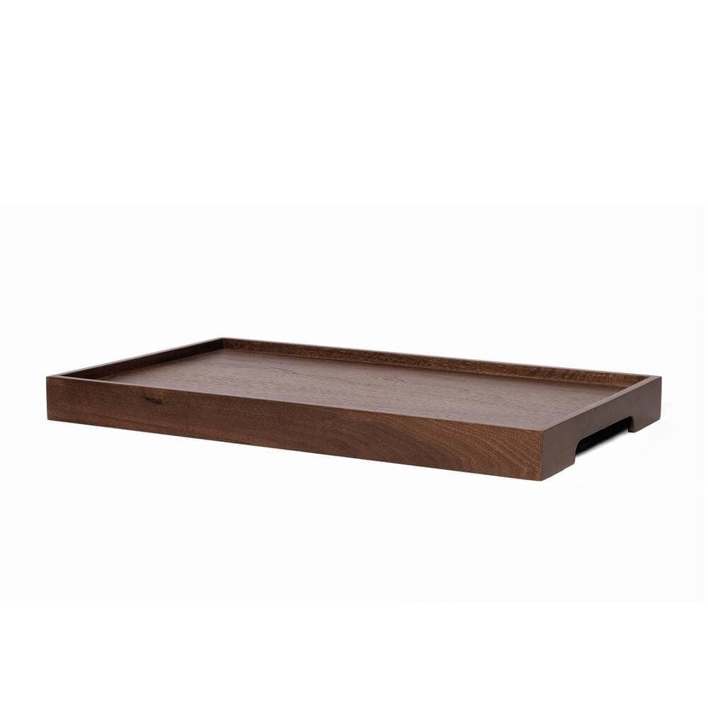 Masif Ceviz Sunum Tepsisi – EDGE Serisi Forest - 50x30 CM