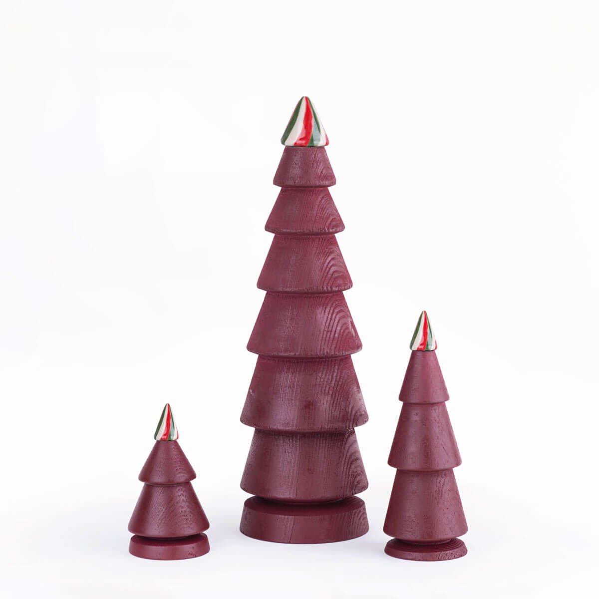 Wooden Christmas Tree Set FIR – Ceramic Headed Sofa