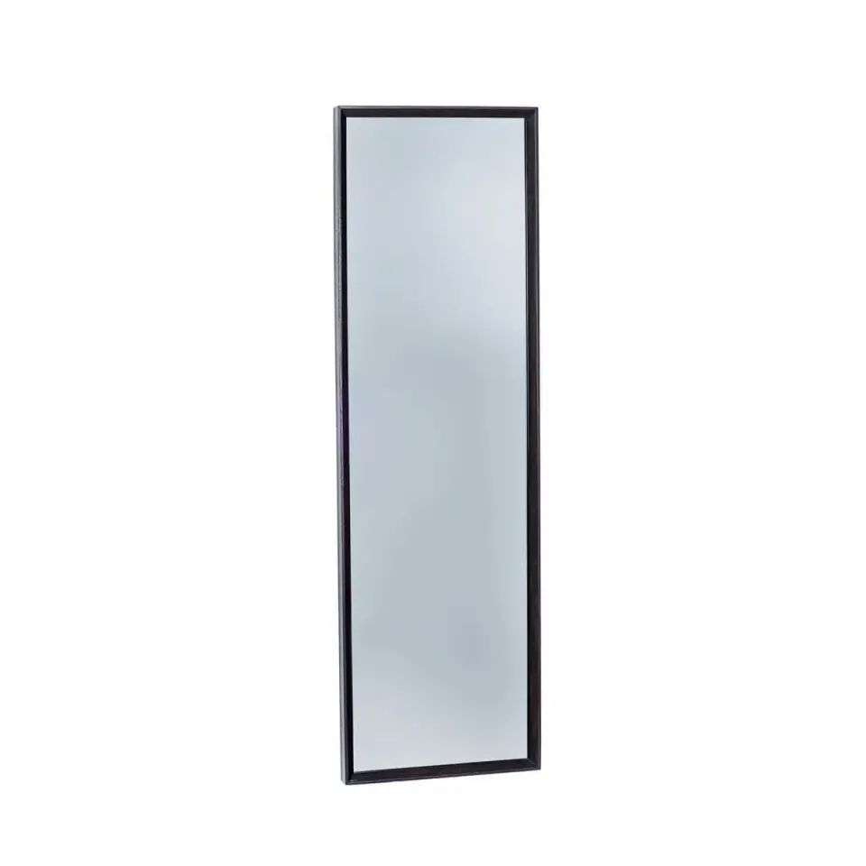 Masif Ahşap Füme Ayna - REGULAR Serisi Black - 40x130 CM