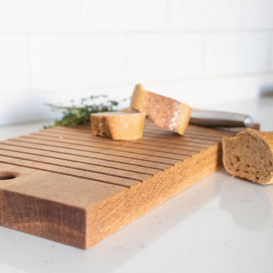 Masif Meşe Kesme Tahtası – BLOCK Serisi