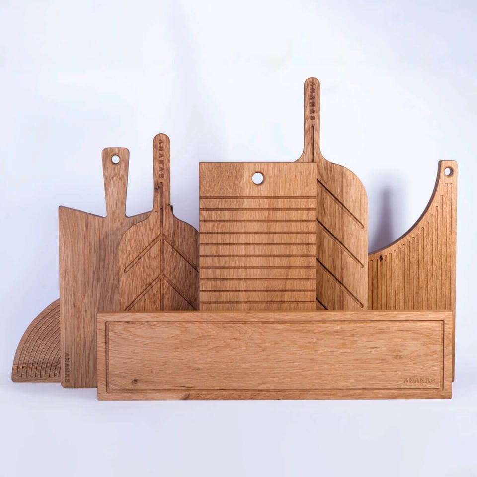 Masif Meşe Kesme Tahtası – BLOCK Serisi