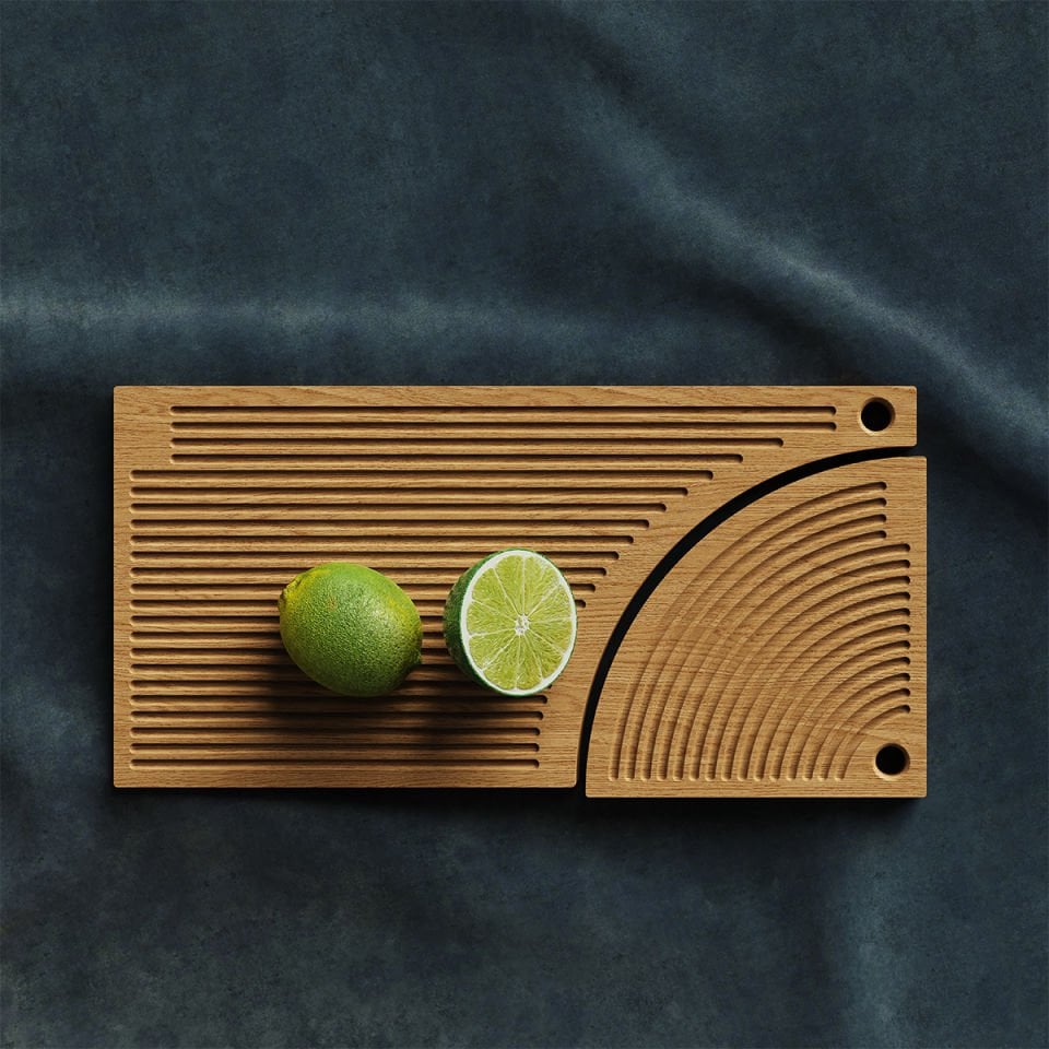 Oak Serving Board Set – DADA DUO Series