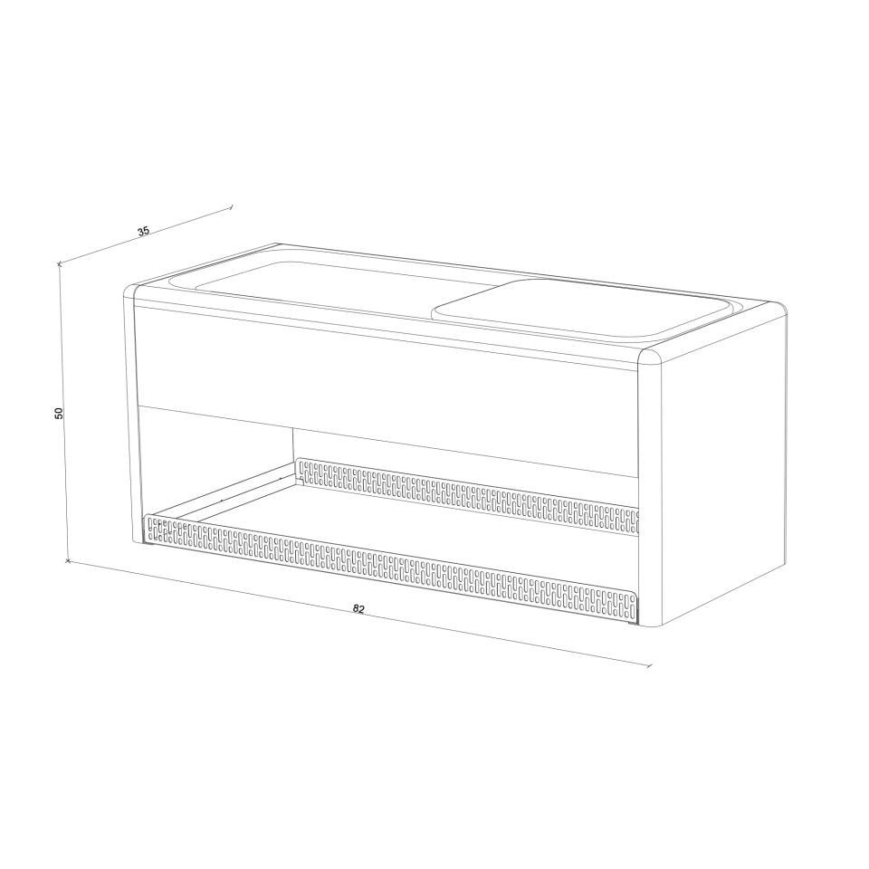 Ahşap Bank - HOL Serisi, Döşemeli