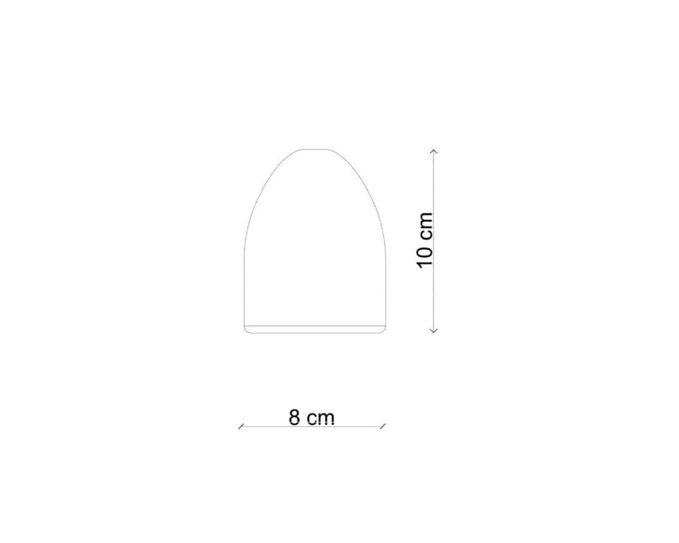 Masif Sedir Kağıt Ağırlığı - BULLET Serisi Raw - 8x10 CM