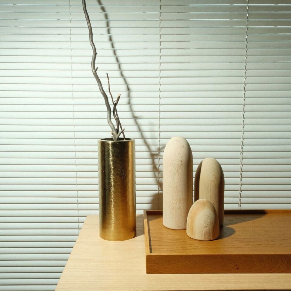 Masif Sedir Kağıt Ağırlığı - BULLET Serisi Raw - 8x28 CM