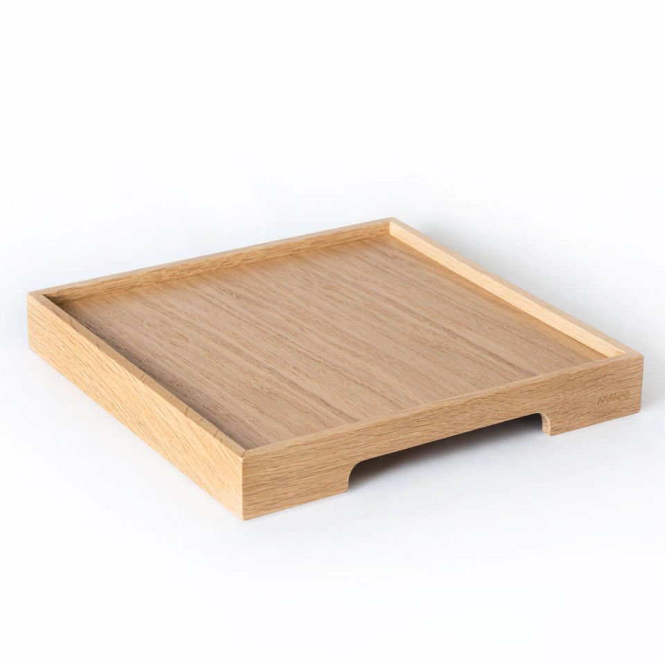 Solid Oak Serving Tray – EDGE Series, Square
