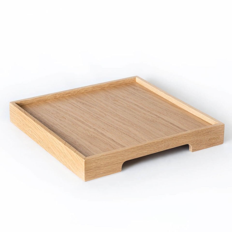 Solid Oak Serving Tray – EDGE Series, Square