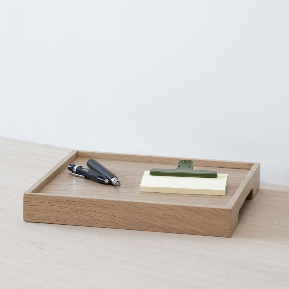 Solid Oak Serving Tray – EDGE Series, Square