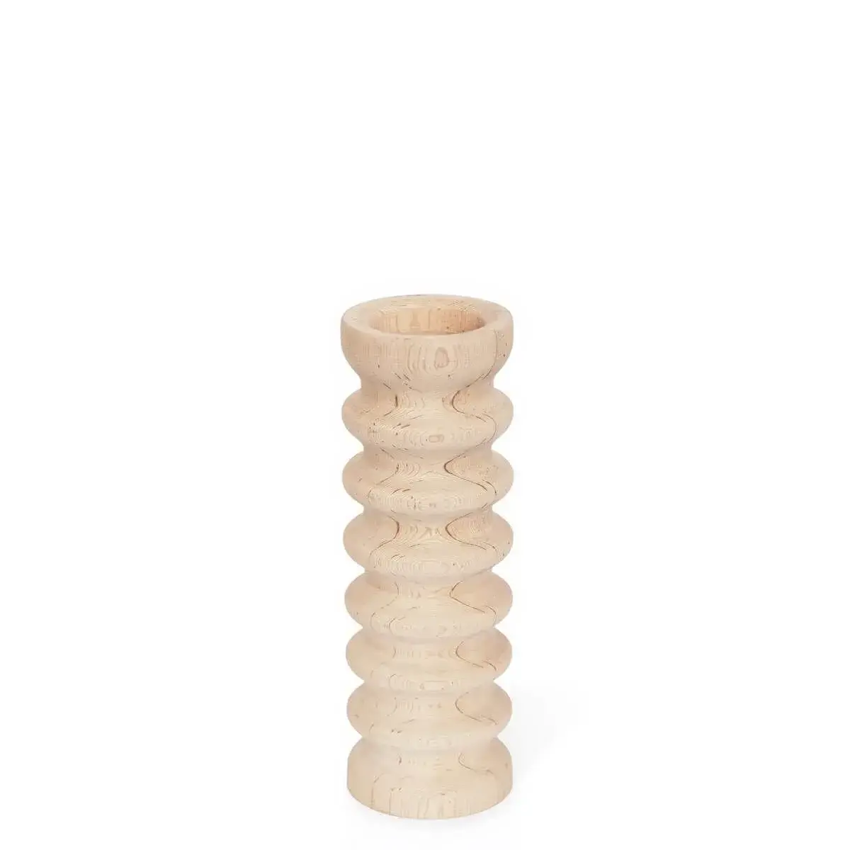 Masif Ahşap Mumluk - SOFRA Serisi Raw - 9x26 CM