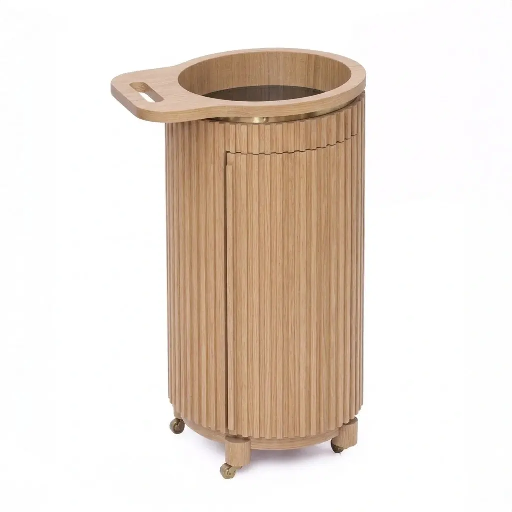 Masif Ahşap Servant 1 - DOCIA MAHZEN Serisi Raw