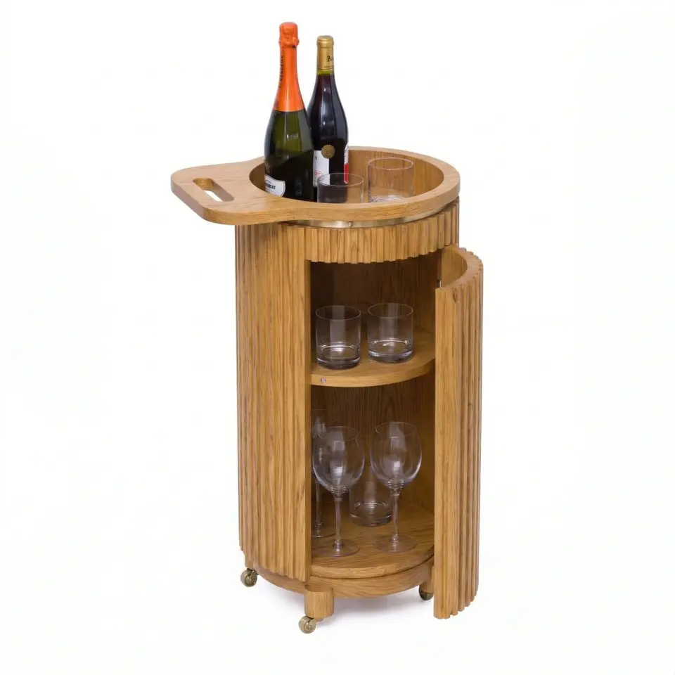 Masif Ahşap Servant 1 - DOCIA MAHZEN Serisi Honey