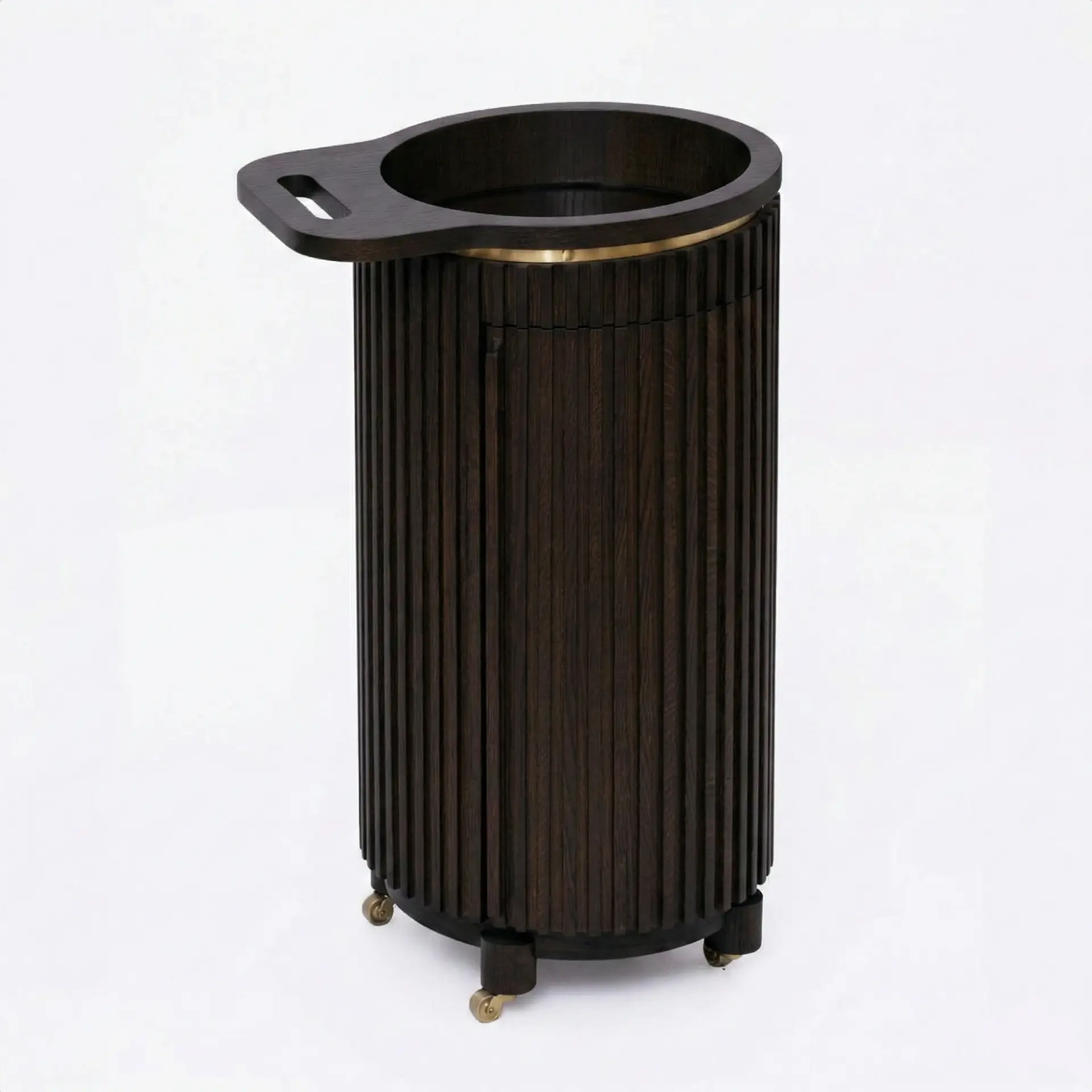 Masif Ahşap Servant 1 - DOCIA MAHZEN Serisi Black