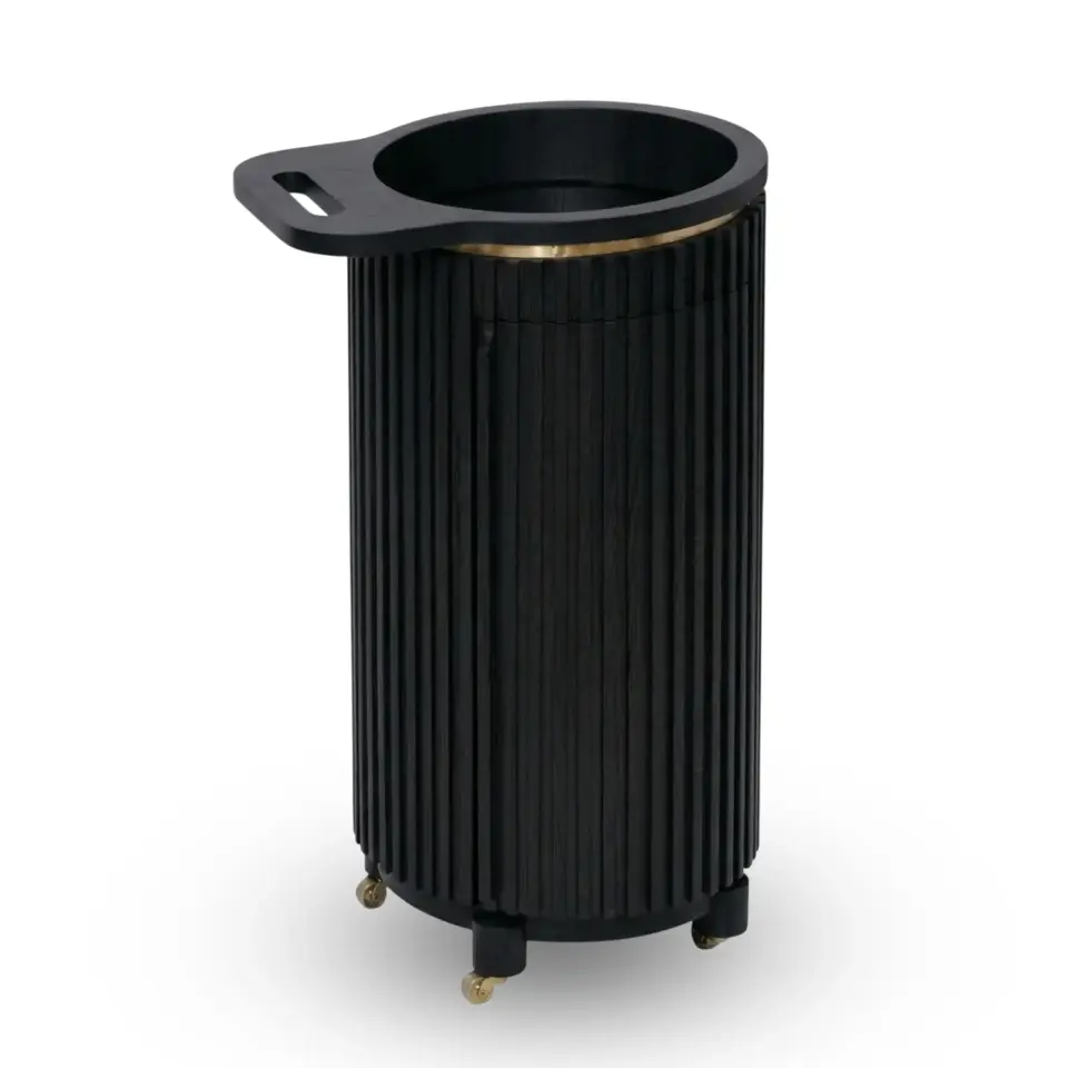 Masif Ahşap Servant 1 - DOCIA MAHZEN Serisi Black